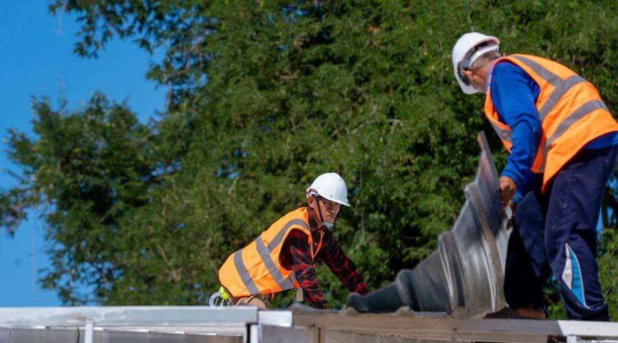 Professional metal roof installation in Gilbert, AR